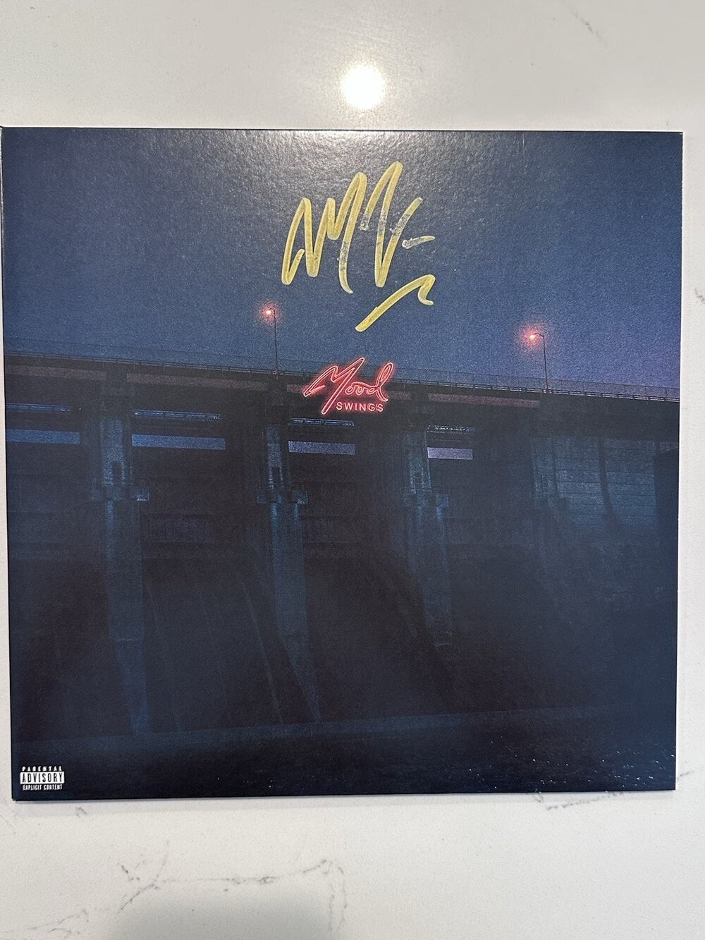 Marcus King SIGNED COVER - Mood Swings Neon Orange Vinyl Autographed LP #1